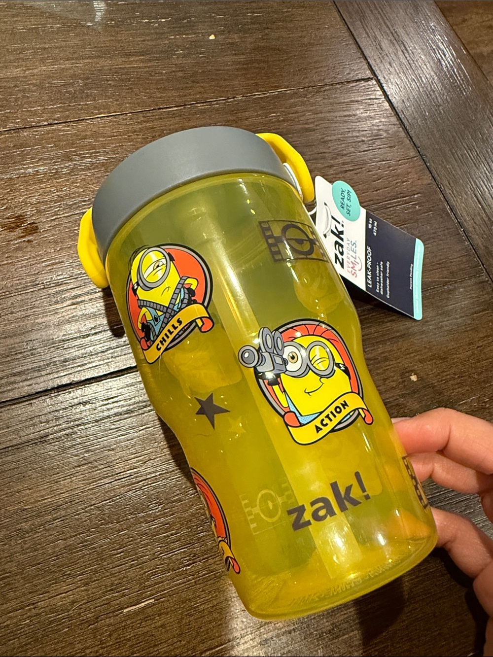 Kids Yellow Minions-themed Sippy Cup Zak minion cup